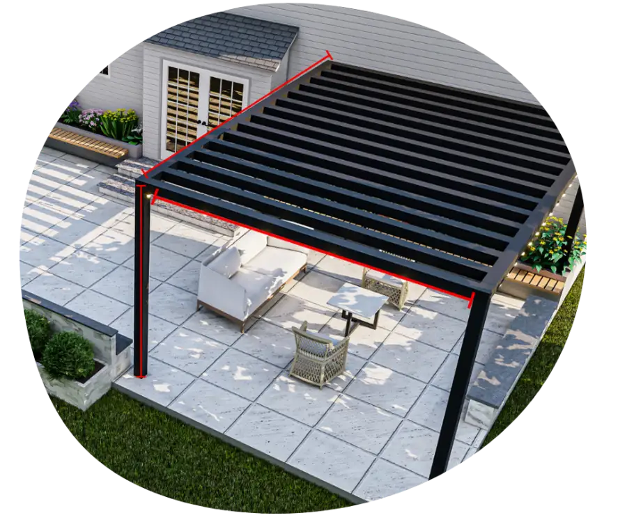 pérgola bioclimática a medida
